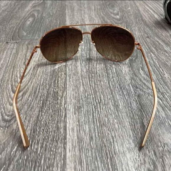 Michael Kors MK Copper Colored Sunglasses Aviators with Case